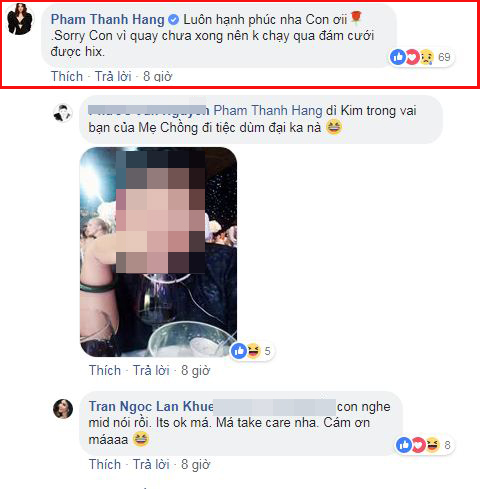 Hé lộ lý do Hà Hồ đến muộn, Thanh Hằng vắng mặt trong đám cưới của Lan Khuê-4