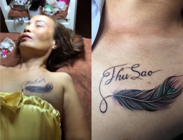 Cô dâu 62 tuổi đưa chồng 26 đi nhấn mí và xăm tên vợ trên ngực-1