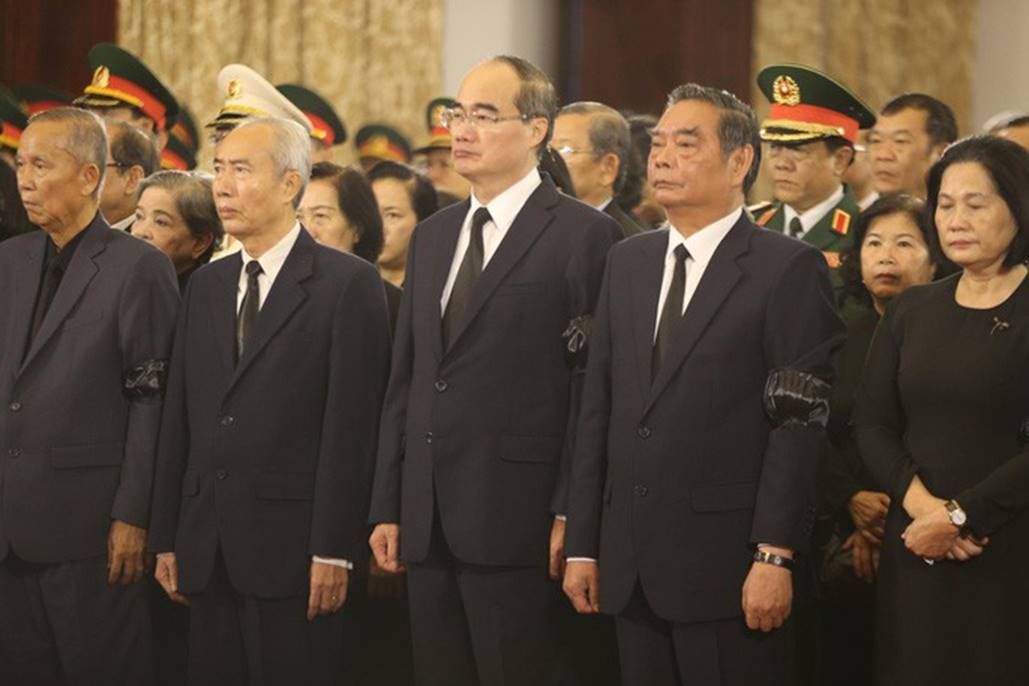 Xúc động lễ viếng nguyên Tổng Bí thư Đỗ Mười tại TP HCM-4