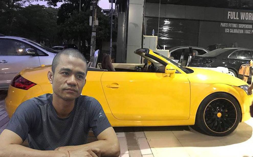 Đại ca thành Vinh khai chém vỡ kính xe Audi vì mâu thuẫn nhiều tỷ đồng với 1 phụ nữ-1