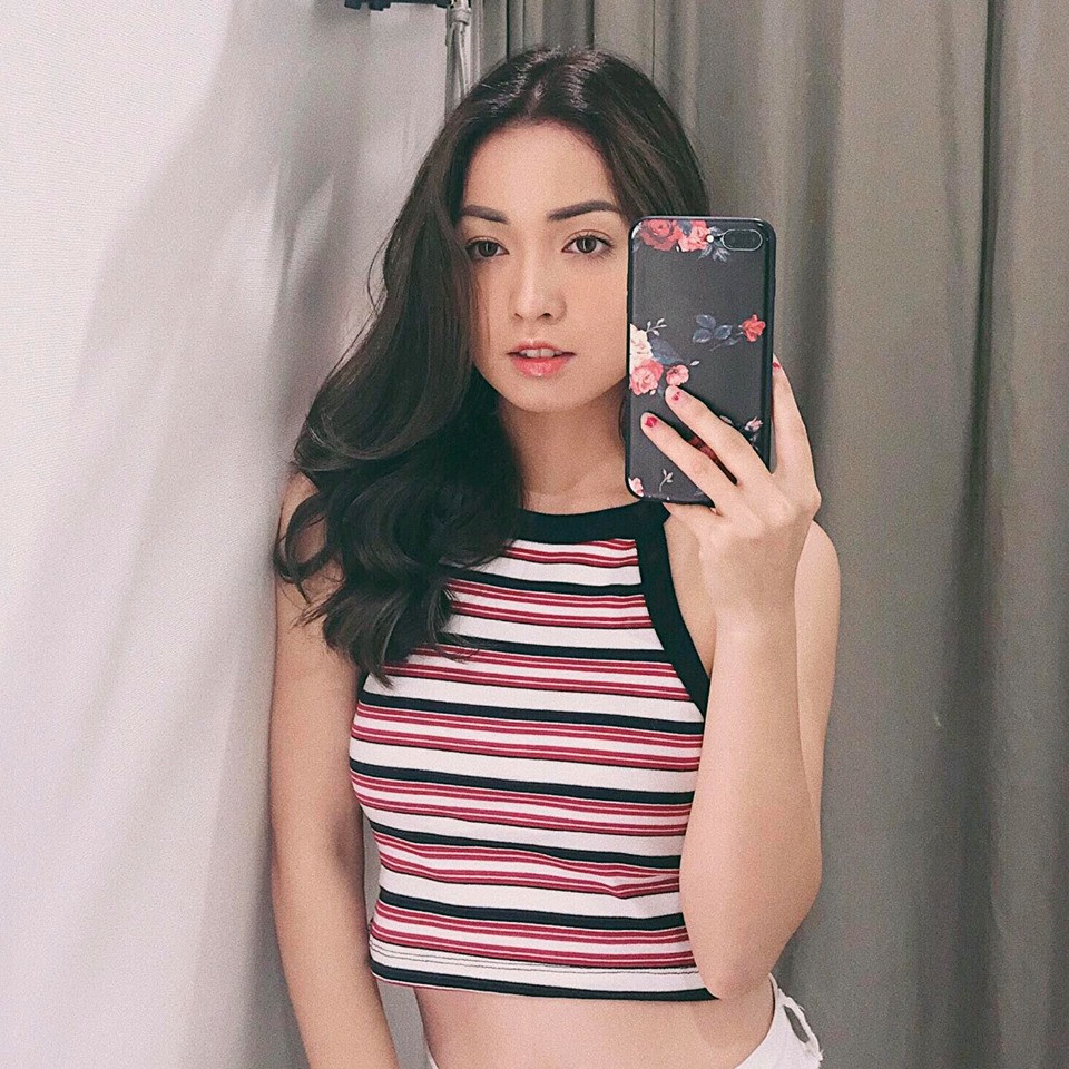 Nhan sắc hoa khôi ĐH Y dược Thái Nguyên 2018 thường bị nhầm là gái Tây-9