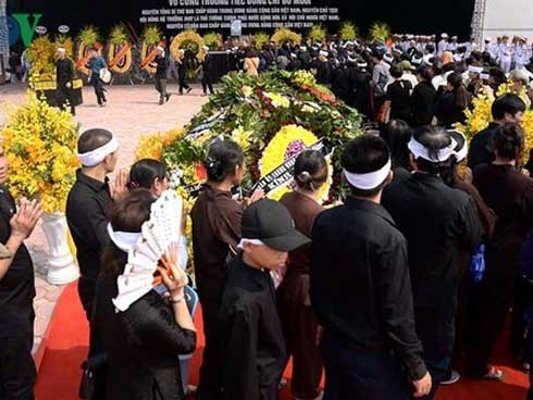 Nguyên Tổng bí thư Đỗ Mười về với đất mẹ