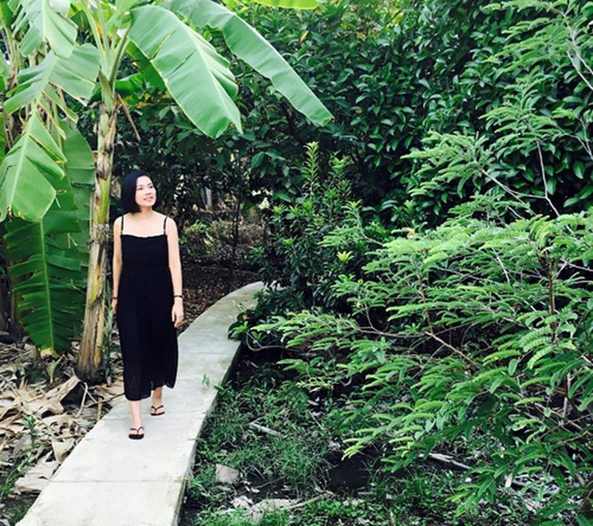 Người đẹp Tây Đô Việt Trinh và ngôi nhà an yên bên khu vườn ngập tràn rau trái-4