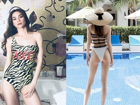 Không khoe thì thôi, cứ mỗi lần khoe dáng với bikini là một lần Hà Hồ khiến fan chao đảo-10