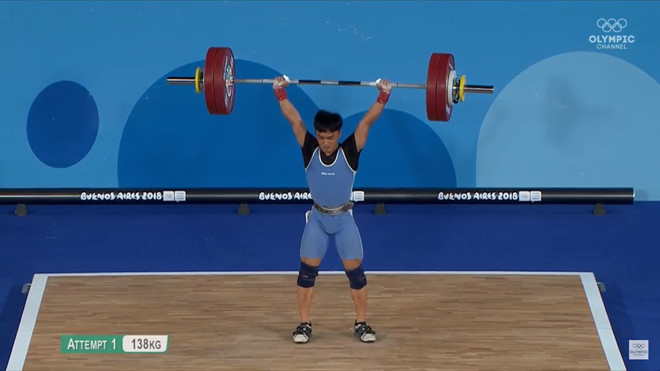 Ngô Sơn Đỉnh xuất sắc giành HCV Olympic trẻ 2018-1