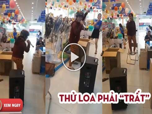 Chỉ là thử loa thôi, có cần sôi động thế này không