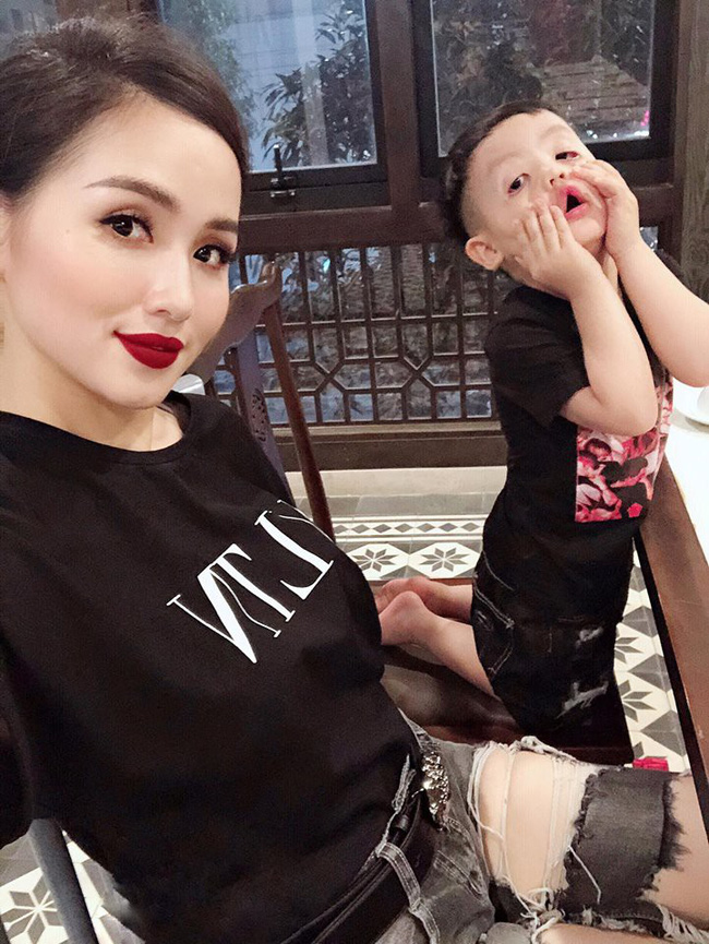 Con trai nhỏ vừa tròn tuổi, cựu hot girl Tâm Tít lại úp mở chuyện đang thai nghén em bé thứ ba?-8