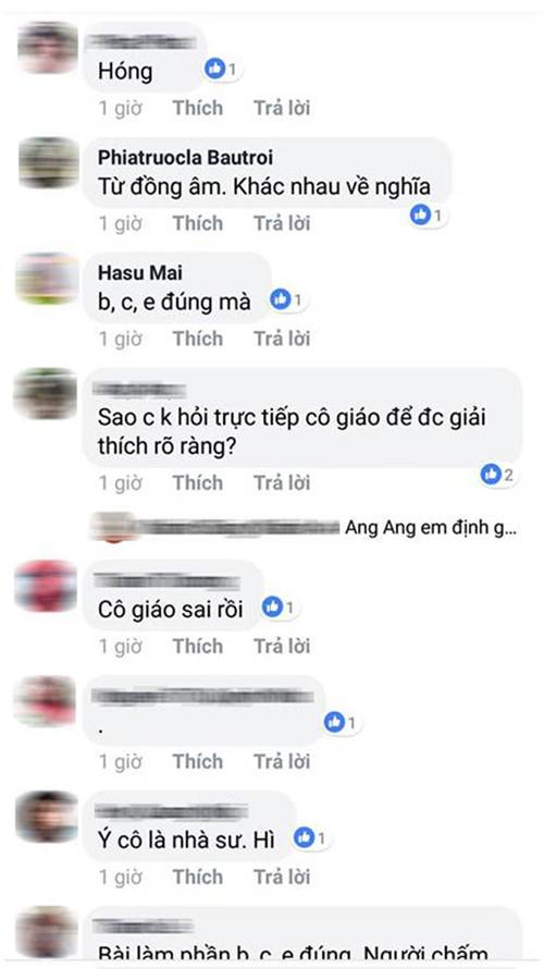 Bài tập Tiếng Việt lớp 3 khiến phụ huynh hoang mang: Trò sai hay cô giáo sai?-2