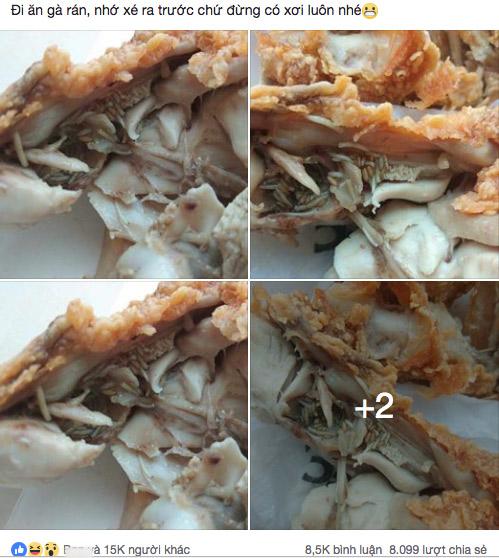 Xác định nguồn gốc loạt ảnh gà rán nhung nhúc bọ đang khiến cư dân mạng rùng mình-1