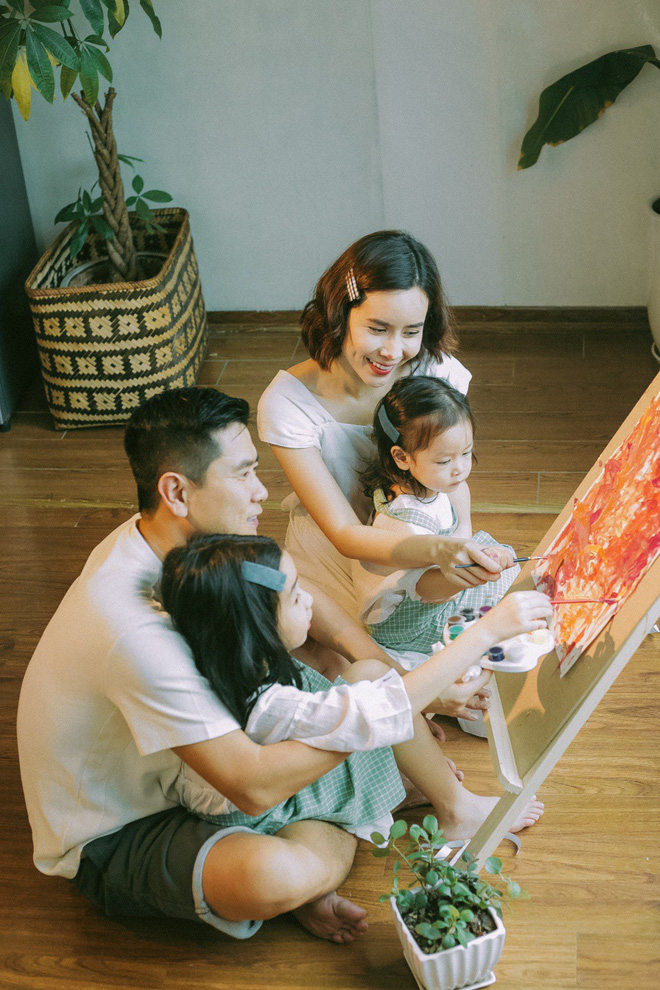 Lưu Hương Giang - Hồ Hoài Anh lần đầu khoe mái ấm nhỏ với gia đình đủ 4 thành viên-2
