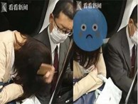 Video: Người đàn ông đánh phụ nữ ngủ gục trên tàu điện gây bức xúc