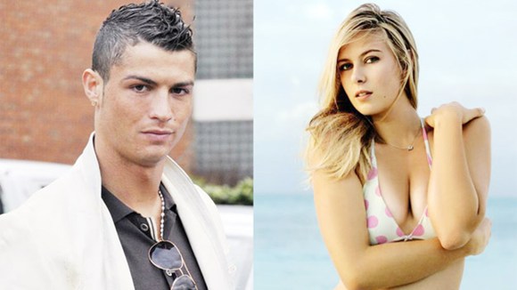 Ronaldo từng qua đêm” với hoa hậu quần vợt Sharapova?-1