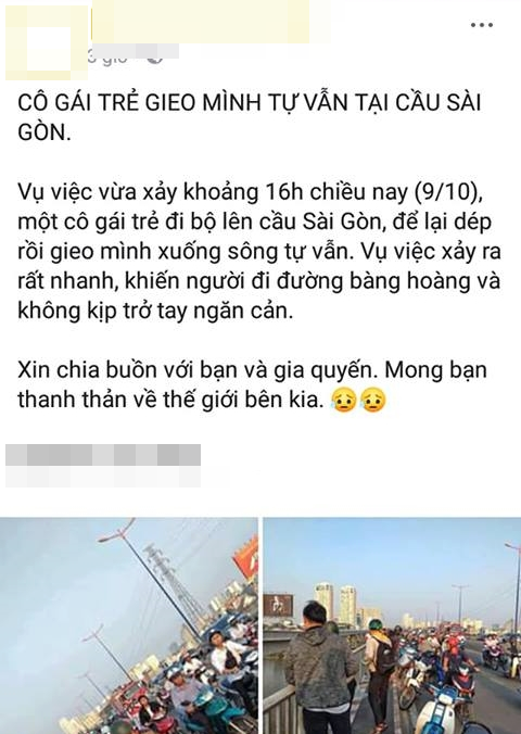 Cô gái để lại thư, dựng màn tự tử giả trên cầu Sài Gòn, nguyên nhân thực sự là đây-1