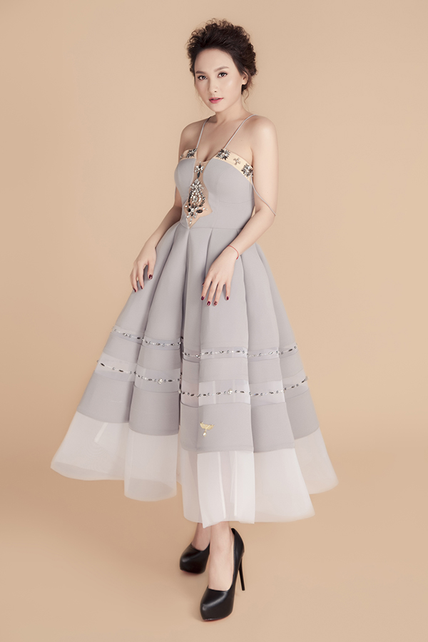 Nàng dâu quốc dân Bảo Thanh khéo léo khoe đường cong với đầm dạ hội kiêu sa-5