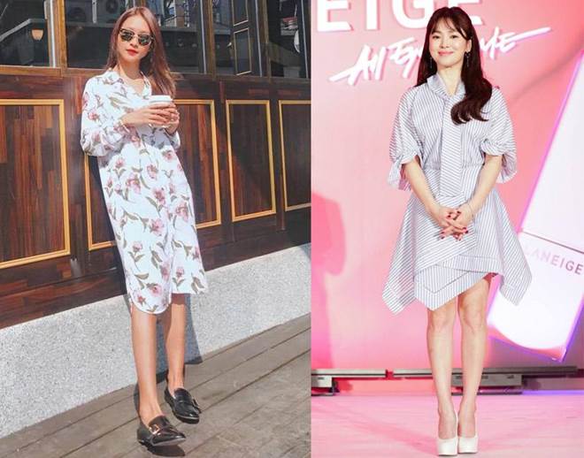 Trong phim mặc giống style nhưng ngoài đời Khả Ngân và Song Hye Kyo lại khác hoàn toàn-7