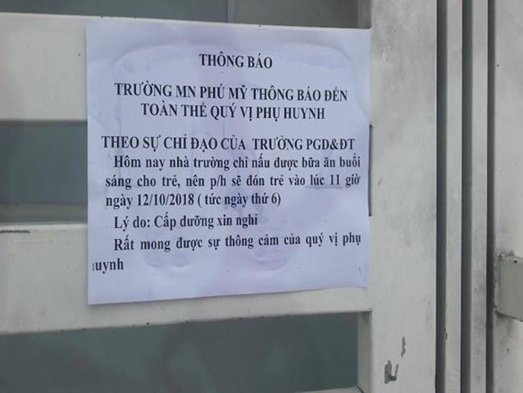 Tố trường cho trẻ mầm non ăn gạo mốc, đầu cá: Phụ huynh bức xúc trước thông báo bất ngờ-1