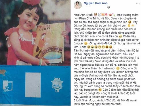 Nhan sắc của Hoài Anh từ khi là cô bé trên ảnh lịch đến lúc làm BTV được triệu người mến mộ-19