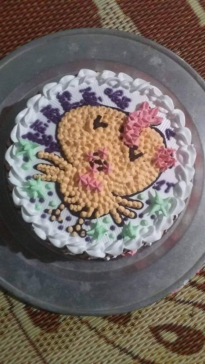 Đặt bánh sinh nhật hình gà con, mẹ trẻ tá hỏa khi nhận thành phẩm-3