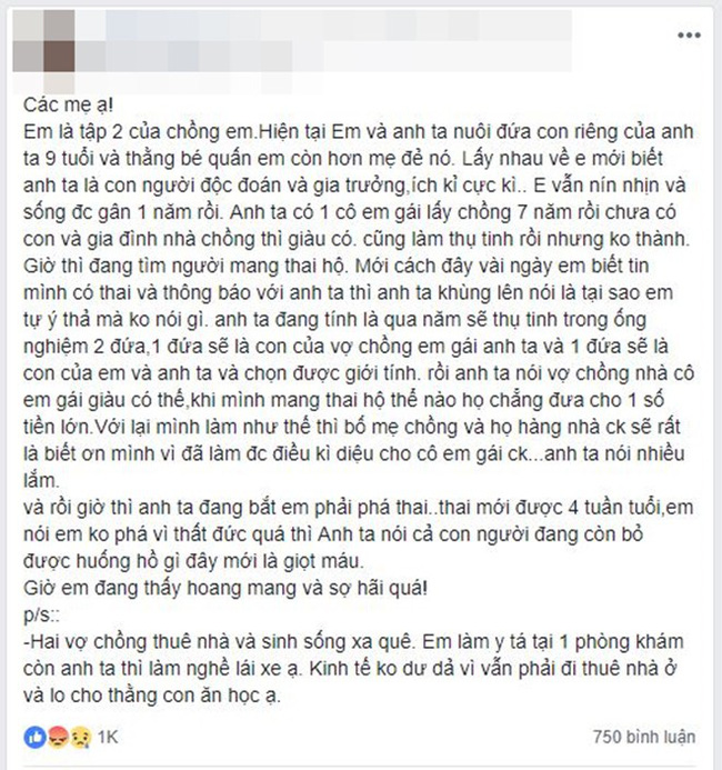 Vợ trẻ mang thai nhưng chồng chẳng vui mừng mà lại bắt bỏ đi, dân mạng còn phẫn nộ hơn khi biết lý do-1