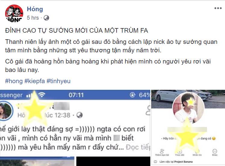 Đỉnh cao sống ảo: Tự lập Facebook, tự bình luận qua lại để... giả mình có bạn gái xinh như mộng suốt 2 năm-1