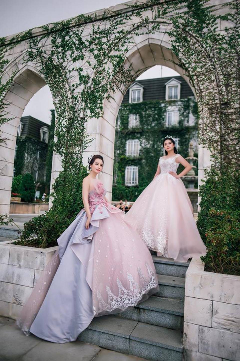 Mai Thu Huyền hóa công chúa lung linh giữa trời mây Đà Nẵng-3