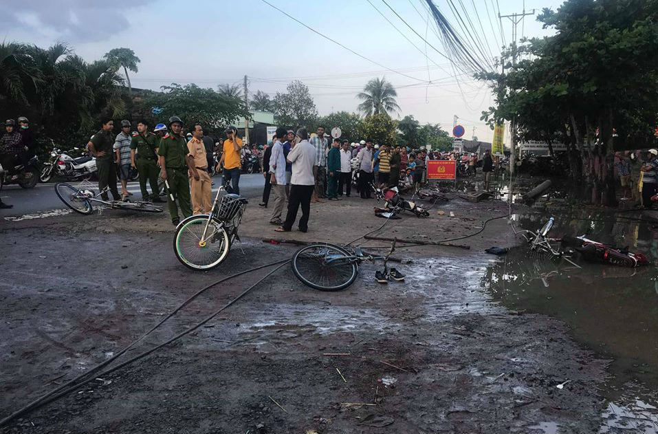 Vụ điện giật chết trước cổng trường: Lời kể của nữ sinh thoát nạn-3