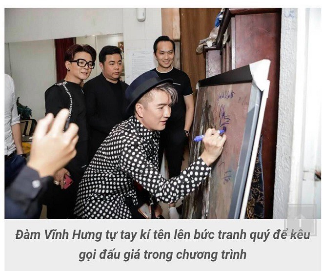 Bị chỉ trích dữ dội vì ký tên lên tranh quý đấu giá, Đàm Vĩnh Hưng lên tiếng-2