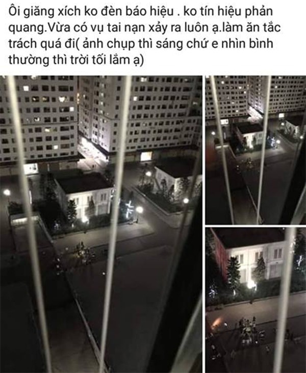 Cư dân HH Linh Đàm sôi sục sau vụ tai nạn do xuất hiện dây xích chắn ngang đường-6