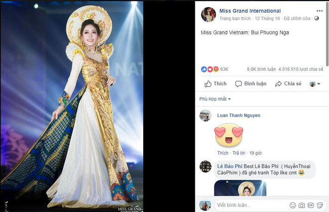 Diễn biến bất ngờ trước giờ chốt bình chọn quốc phục: Bùi Phương Nga bị cư dân mạng quốc tế tố hack vote-1