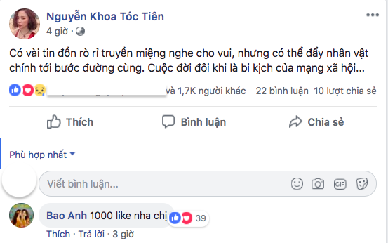Tóc Tiên phản ứng giữa tin bí mật làm đám hỏi: Có vài tin đồn, đôi khi đẩy nhân vật chính đến bước đường cùng-1
