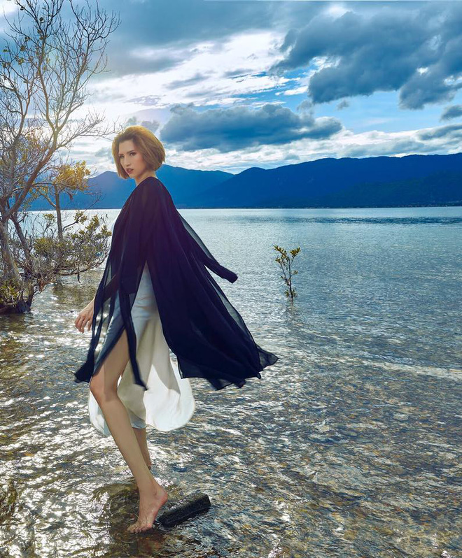 Cuộc sống của nữ người mẫu dìm hàng tất cả sao Việt khi chụp ảnh chung-8