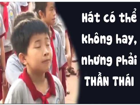 Hát có thể không hay, nhưng thần thái chắc chắn phải có