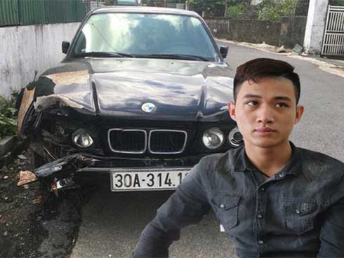 Trộm xe BMW khi đến nhà bạn chơi, trên đường đi bán thì bị tai nạn-1