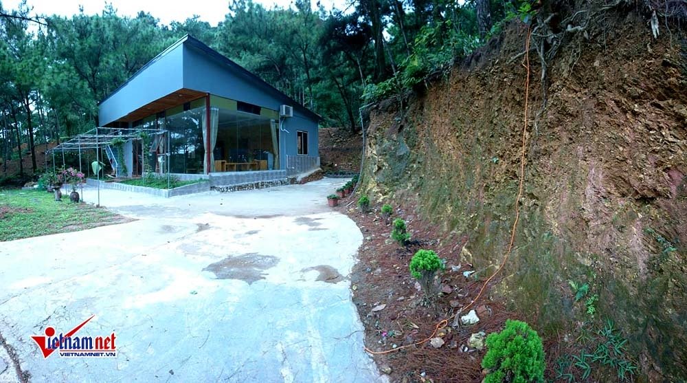 Biệt thự nguy nga mọc trên đất rừng phòng hộ Sóc Sơn-14