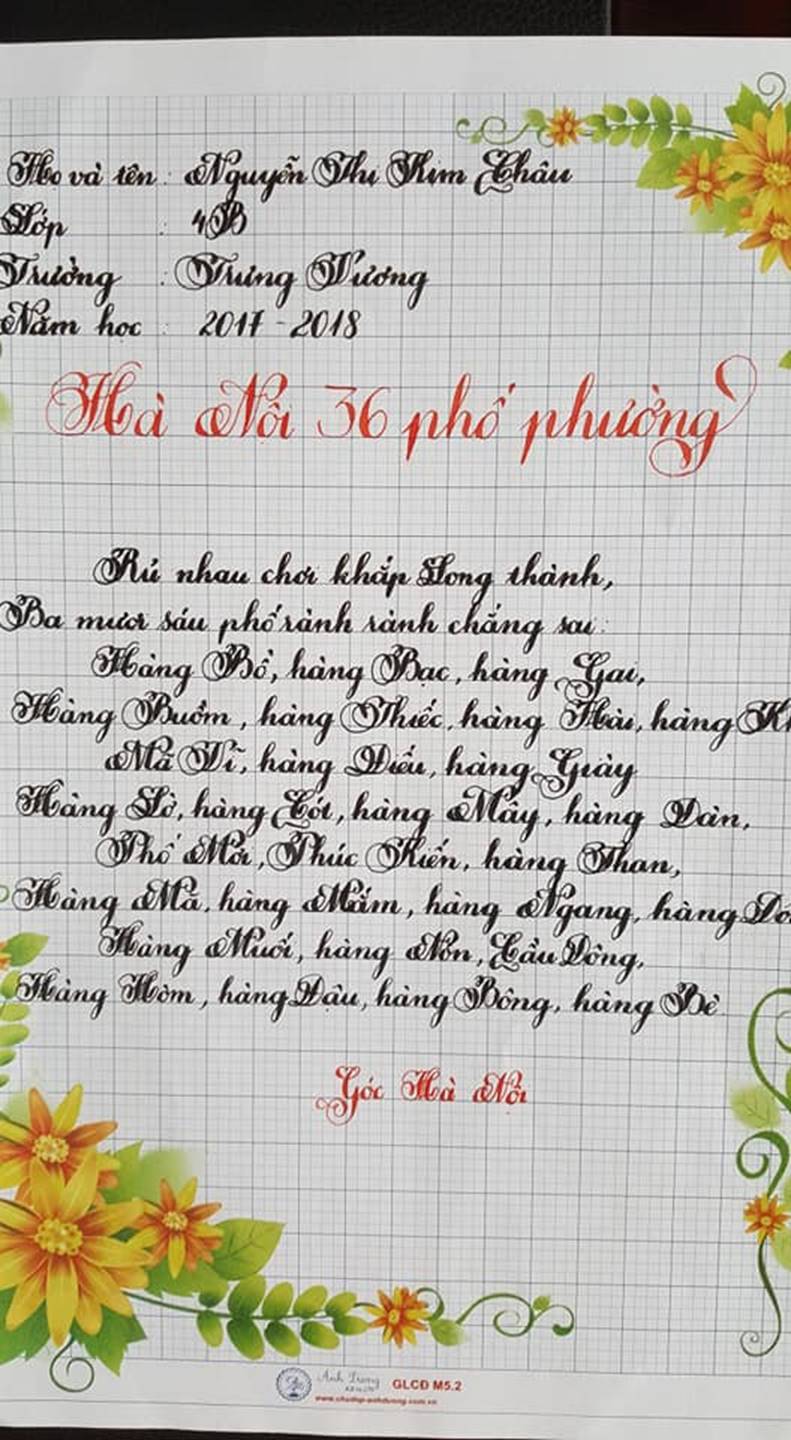 Thầy nào trò nấy, học sinh của 18 cô giáo viết đẹp gây sốt hôm qua cũng có nét chữ không máy in nào sánh bằng-8
