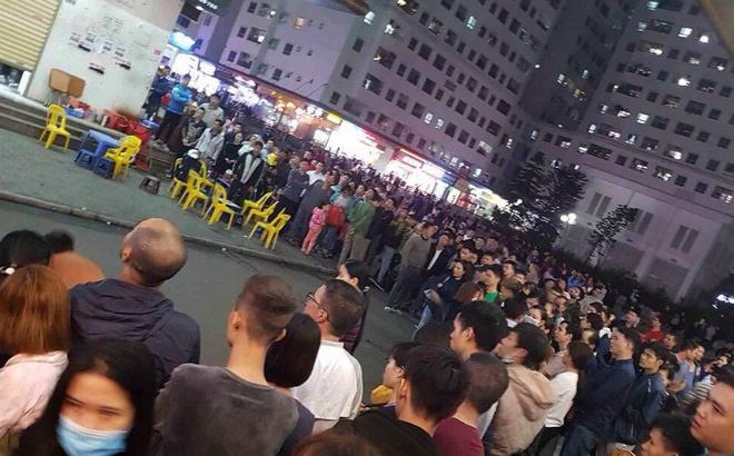 Nóng: Phát hiện 1 trẻ sơ sinh còn nguyên dây rốn rơi từ tầng cao xuống sân chung cư HH Linh Đàm-1