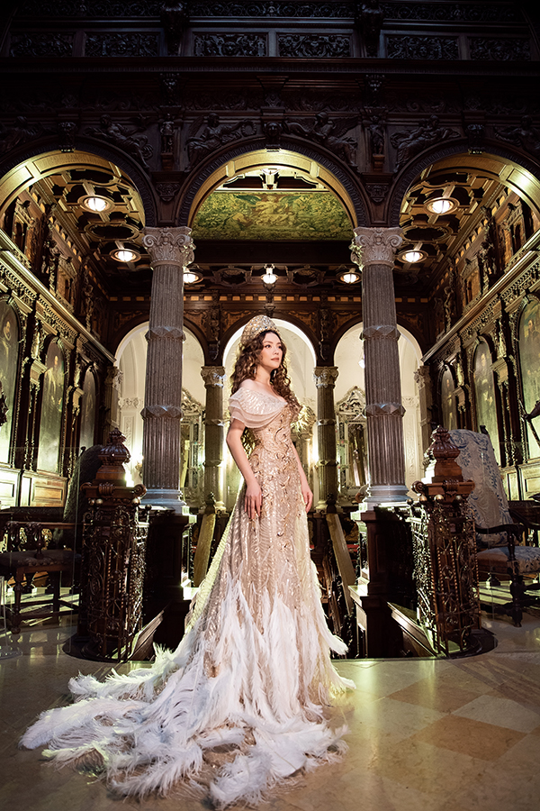 Lý Nhã Kỳ kiêu sa với đầm mang phong cách Hoàng gia trong lâu đài cổ-5