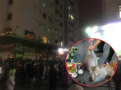 Cảnh sát đưa 2 cô gái rời khỏi tầng 31 trong đêm sau vụ bé sơ sinh rơi từ tầng cao tử vong-18