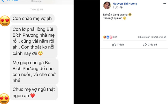 Mẹ Bích Phương khoe tin nhắn trai lạ xin cưới con gái, lại vô tình để lộ danh tính người yêu cũ giọng ca Bùa Yêu-1