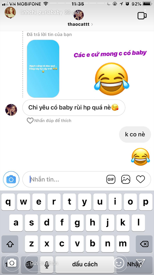 Linh Chi vừa kêu ngực căng đau mỏi, fan liền bắt mạch có bầu-2