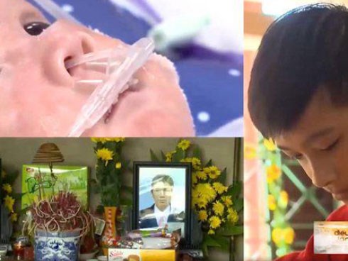 Phút đoàn tụ đẫm nước mắt của 2 con trai nạn nhân vụ cháy ở Đê La Thành