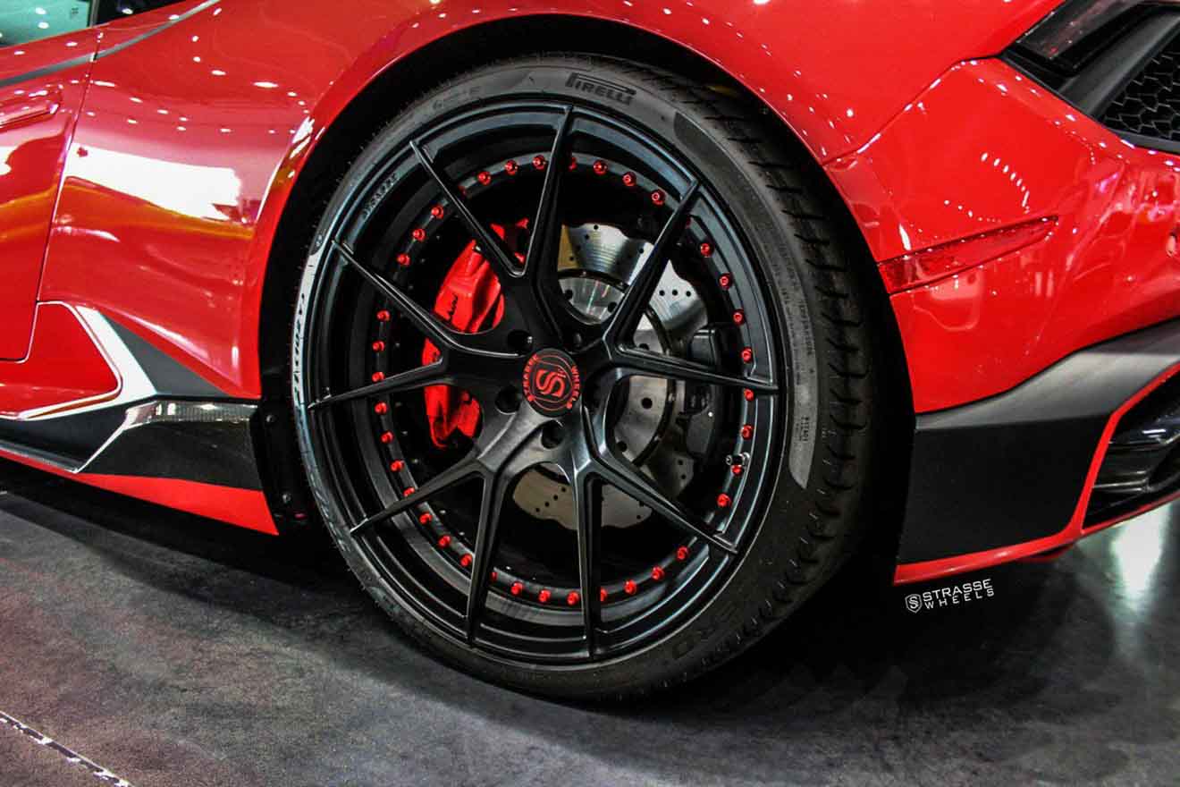 Lamborghini Huracan LP580-2 cực ngầu với bộ mâm hàng hiệu giá hơn 150 triệu đồng-5