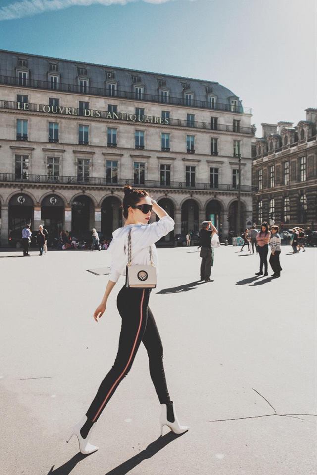 Sải bước trên đường phố Paris, Ngọc Trinh khoe street style chất lừ với hàng hiệu phủ người-11