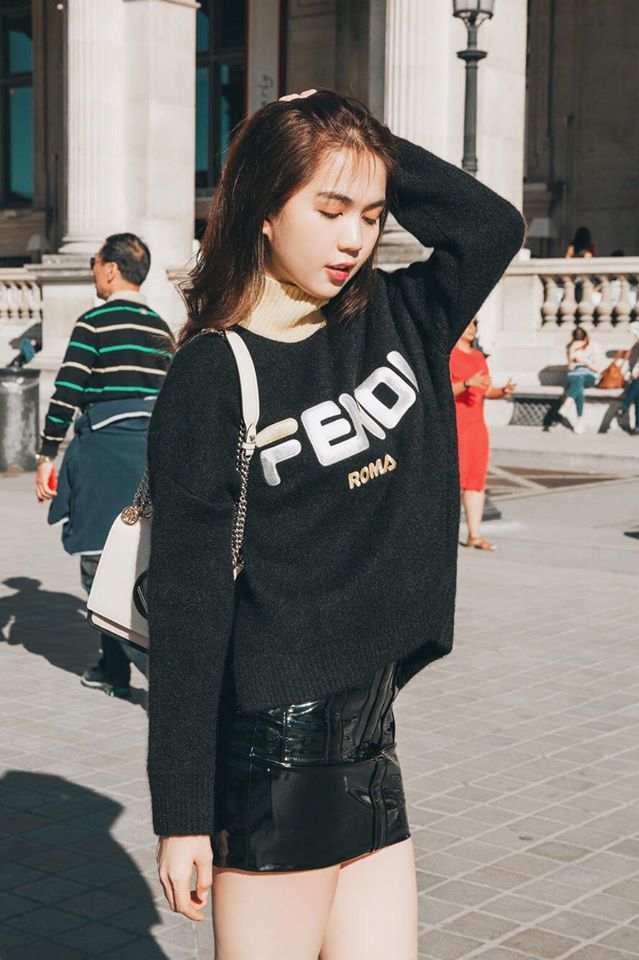 Sải bước trên đường phố Paris, Ngọc Trinh khoe street style chất lừ với hàng hiệu phủ người-13