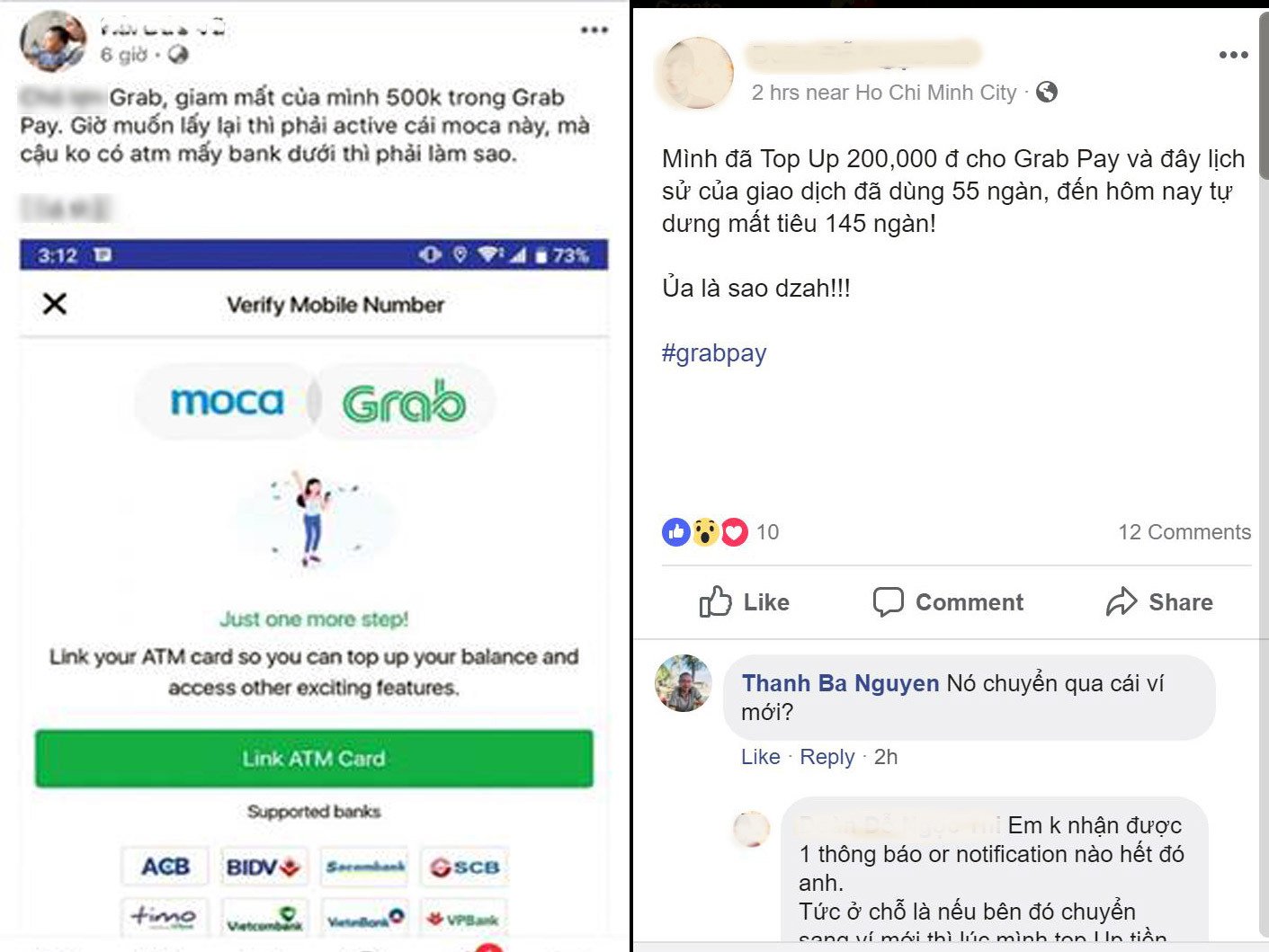 Grab ’phong tỏa’ tiền dân, thu thập thông tin khách hàng-2