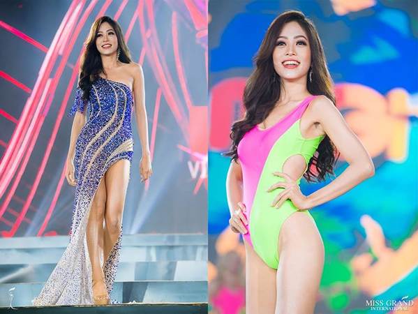 Bỏng mắt ngắm Phương Nga và thí sinh bán kết Miss Grand diễn bikini-1