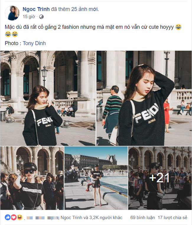 Hàng hiệu nhiều vô kể nhưng Ngọc Trinh đang theo đuổi phong cách dễ thương với phụ kiện này-1