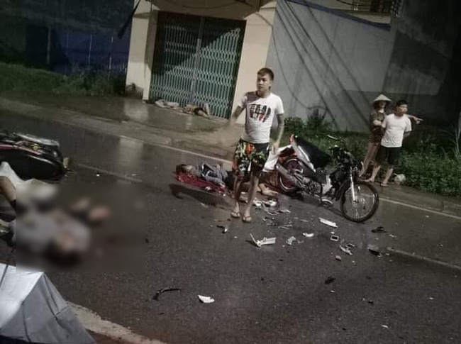 Thái Nguyên: 2 xe máy đấu đầu trong đêm, nam thanh niên cùng 2 cô gái tử vong tại chỗ-5