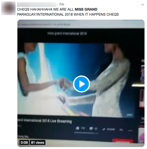 Cư dân mạng phản ứng trước sự cố Hoa hậu Hòa bình Thế giới 2018 ngất xỉu: Thi lâu quá nên ngủ cho đỡ mệt!”-2