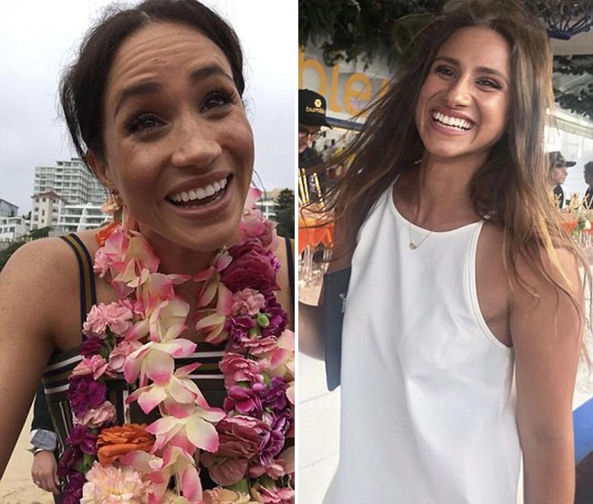 Đây là cô gái khiến Hoàng tử Harry giật mình giữa đám đông vì diện mạo quá giống với Công nương Meghan-2